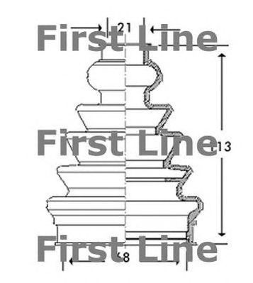 FIRST LINE fcb2789 -  Пыльник, приводной вал